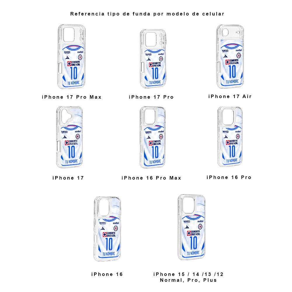 Funda Estilo Jersey Cruz Azul 26/27 - Visita (Personalizado)