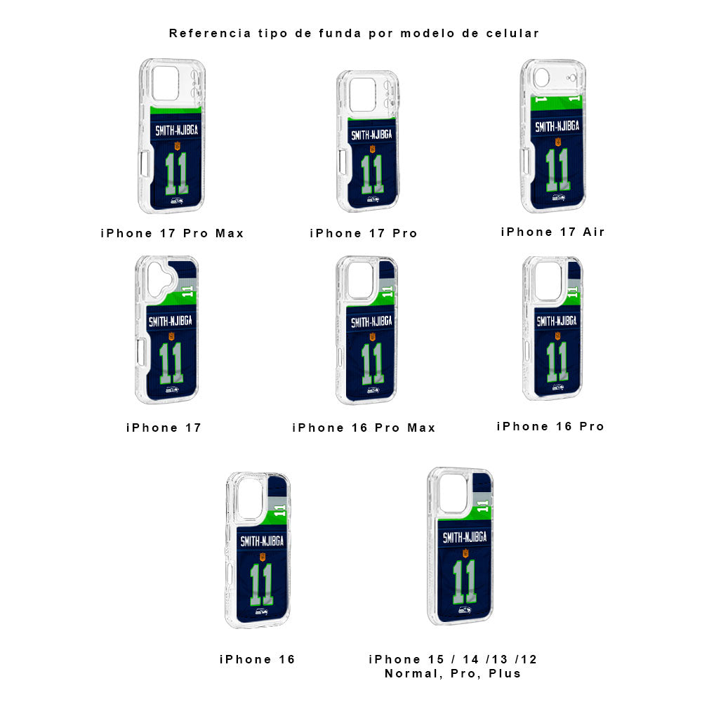 Jersey Seahawks (Personalizado)