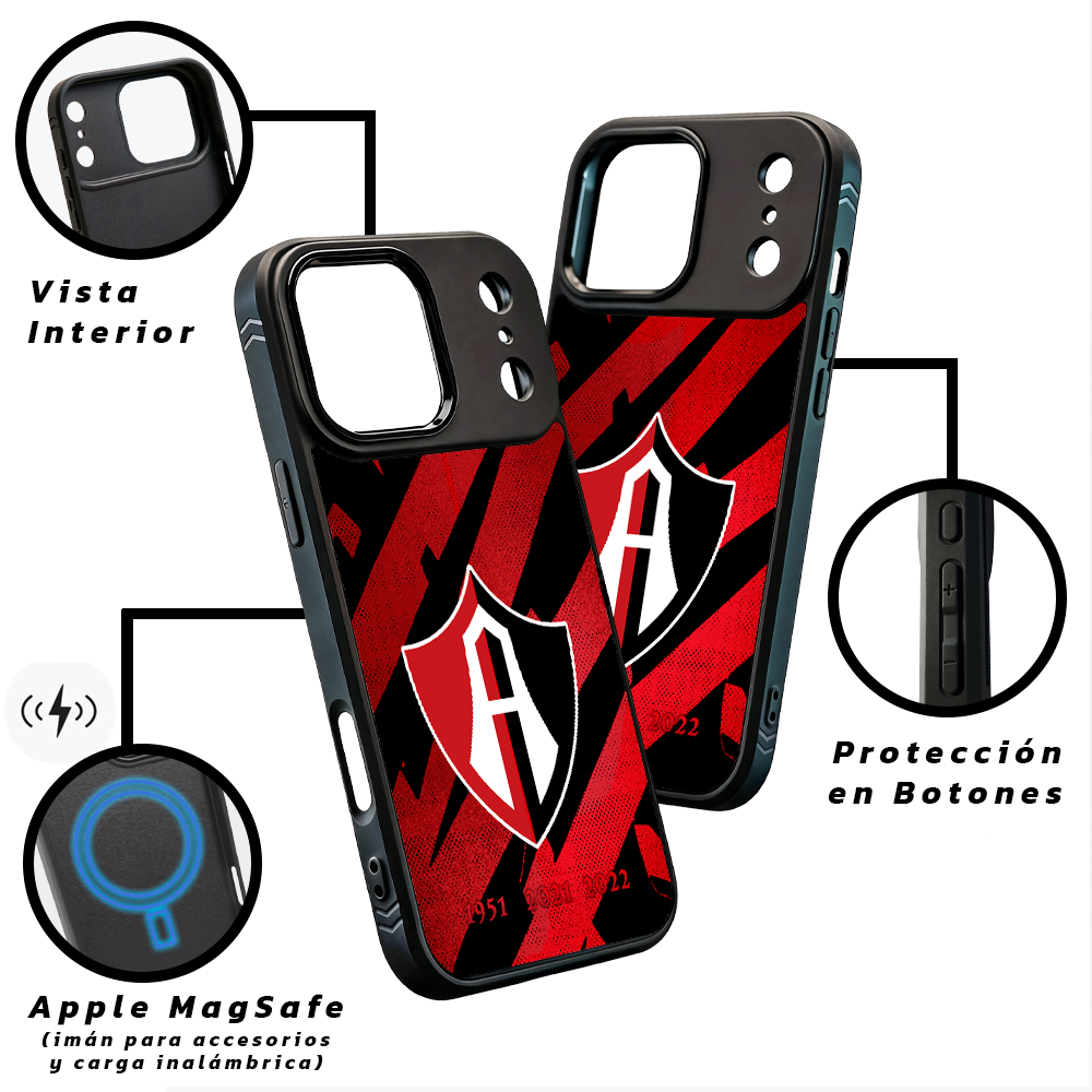 Escudo Atlas Rojinegro