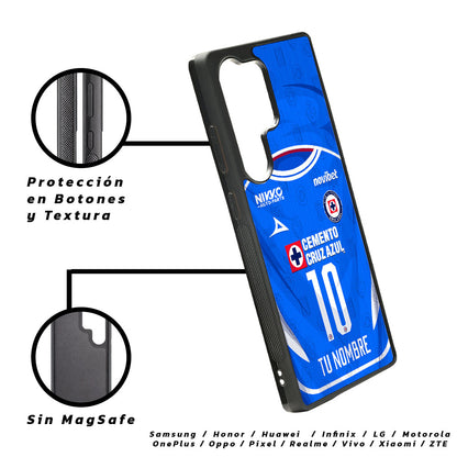 Funda Estilo Jersey Cruz Azul 26/27 - Local (Personalizado)
