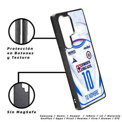 Funda Estilo Jersey Cruz Azul 26/27 - Visita (Personalizado)