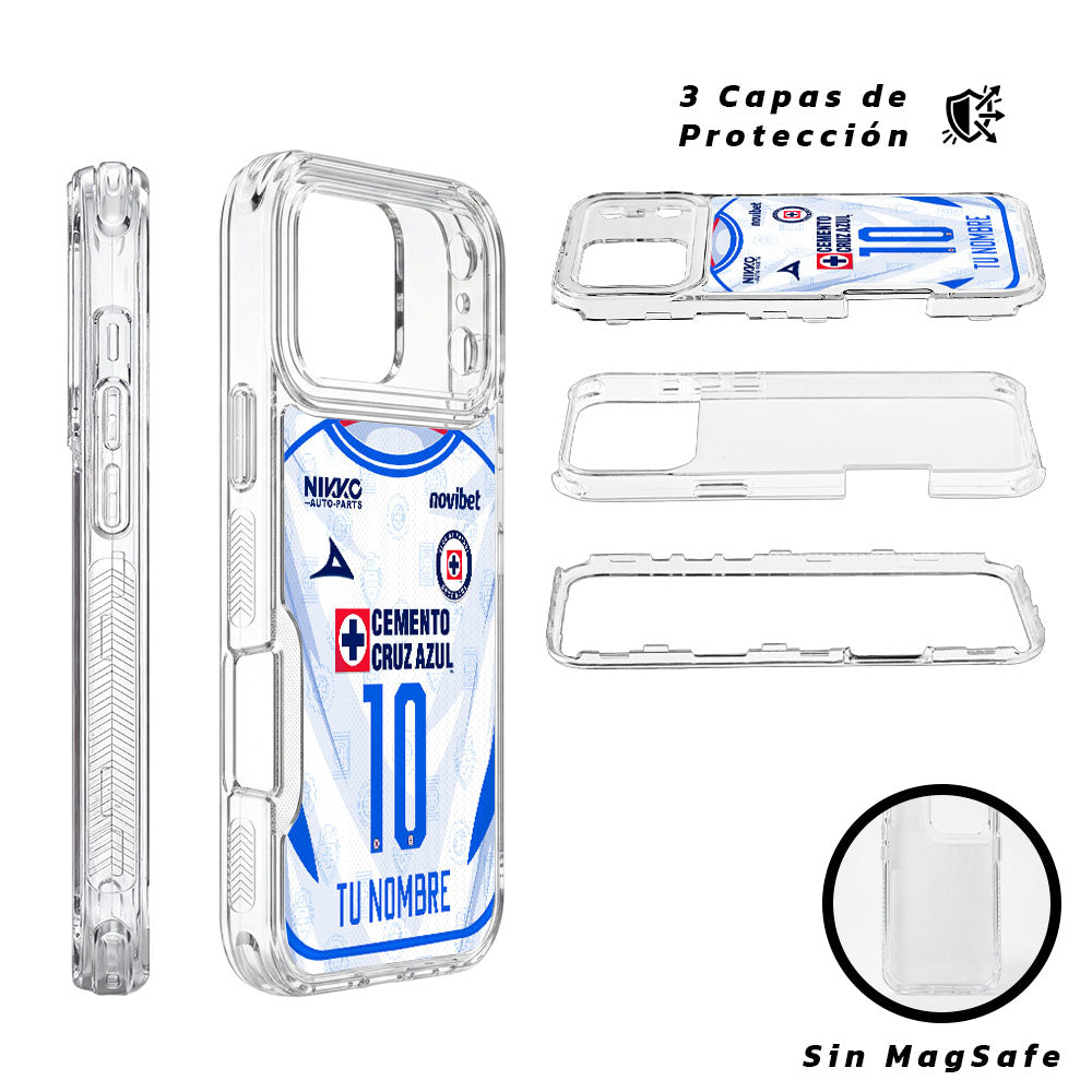 Funda Estilo Jersey Cruz Azul 26/27 - Visita (Personalizado)