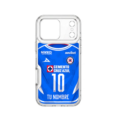 Funda Estilo Jersey Cruz Azul 26/27 - Local (Personalizado)
